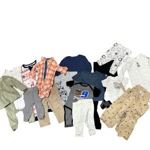 Baby boy clothing lot size 3-6 mo